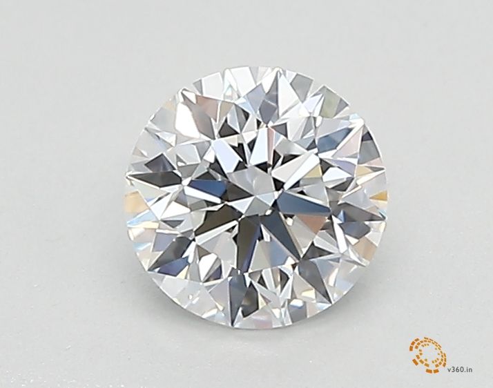 0.6 Carat Round Lab Diamond with  Cut Diamond in 14KT  view 1
