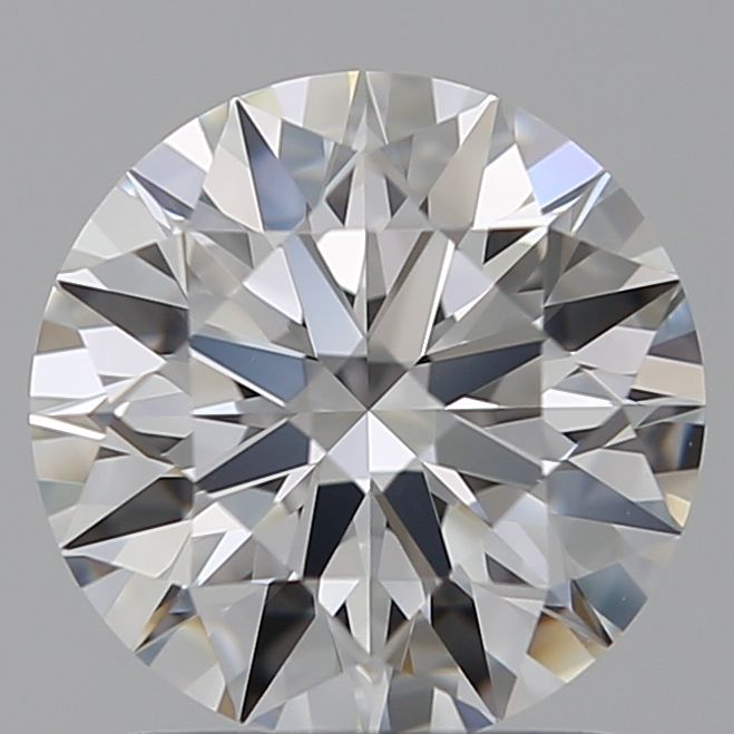 1.51 Carat Round Lab Diamond with  Cut Diamond in 14KT  view 1
