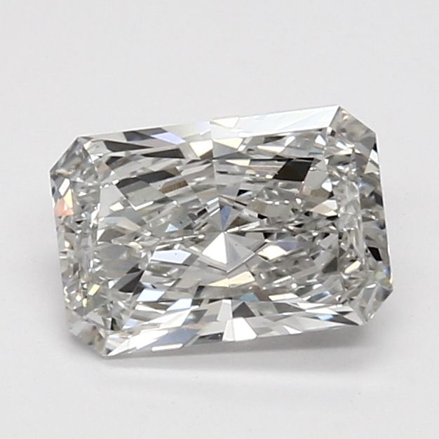 1.41 Carat Radiant Lab Diamond with  Cut Diamond in 14KT  view 1
