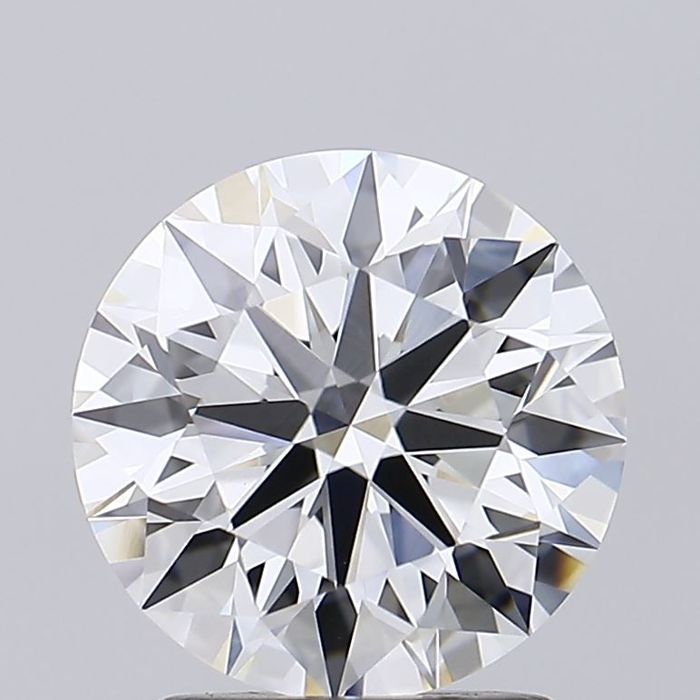 2.0 Carat Round Lab Diamond with  Cut Diamond in 14KT  view 1
