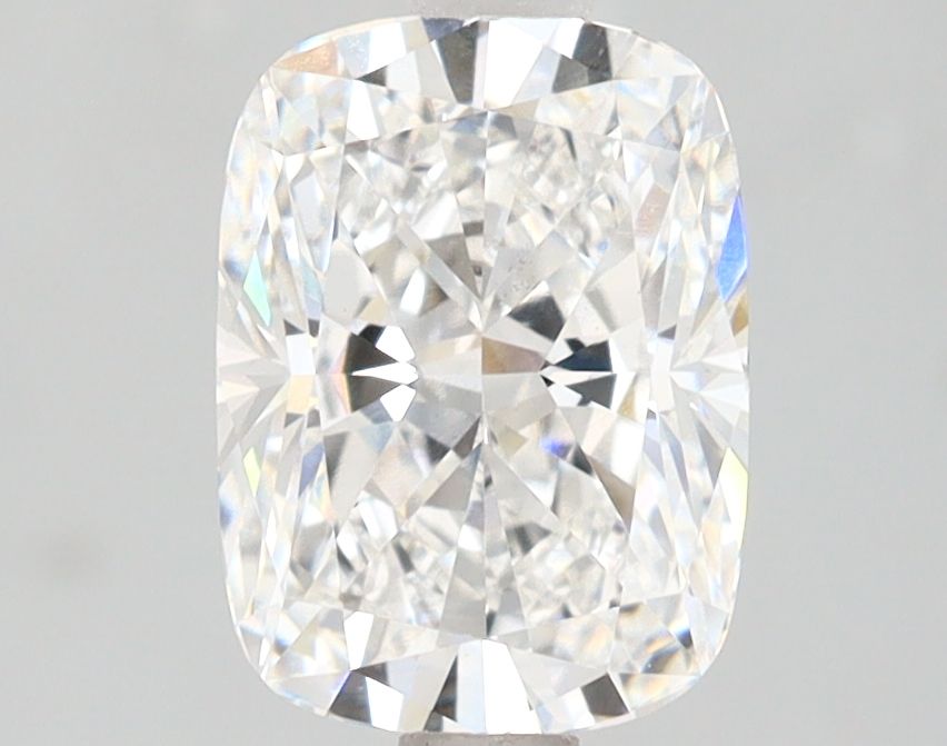 2.01 Carat Cushion Lab Diamond with  Cut Diamond in 14KT  view 1
