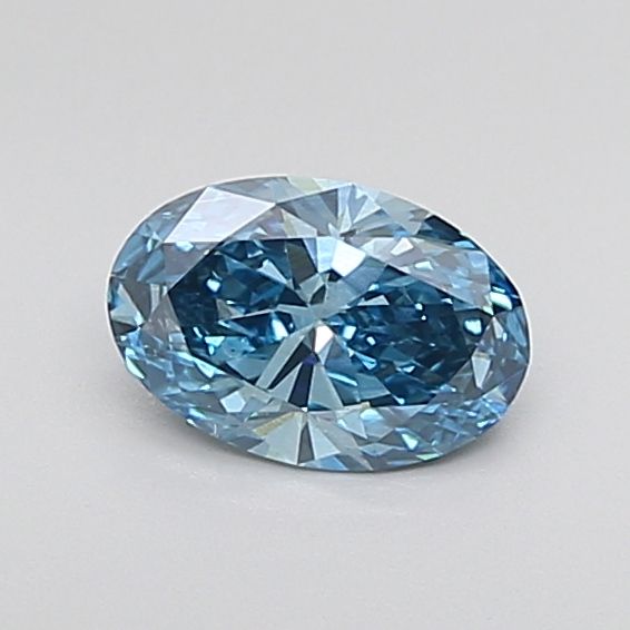 1.03 Carat Oval Lab Diamond with  Cut Diamond in 14KT  view 1

