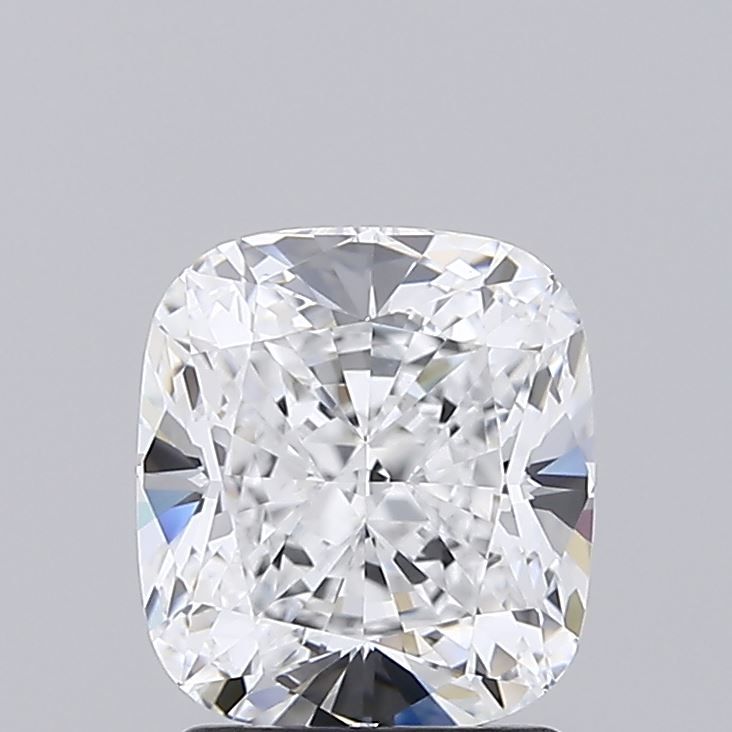 2.02 Carat Cushion Lab Diamond with  Cut Diamond in 14KT  view 1
