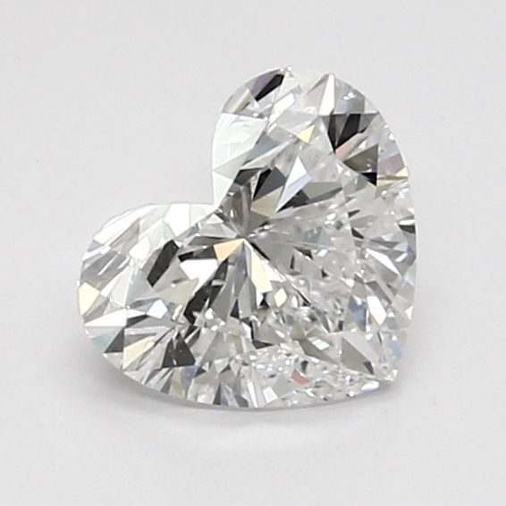 1.02 Carat Heart Lab Diamond with  Cut Diamond in 14KT  view 1
