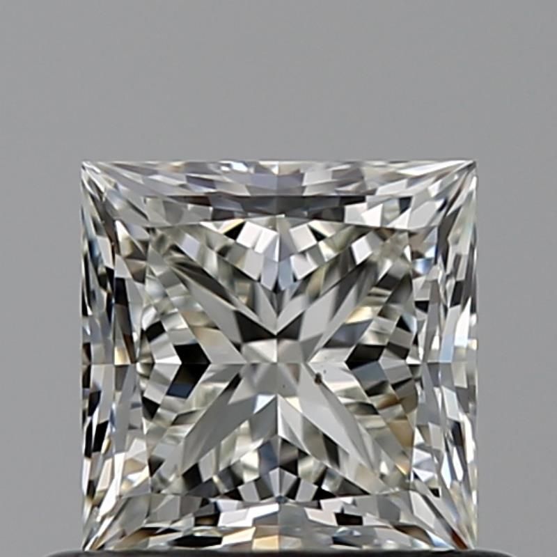 0.6 Carat Princess Natural Diamond & 0.6 Carat Princess Natural Diamond with  Cut Diamond in 14KT  view 1
