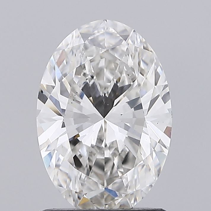 1.1 Carat Oval Lab Diamond with  Cut Diamond in 14KT  view 1
