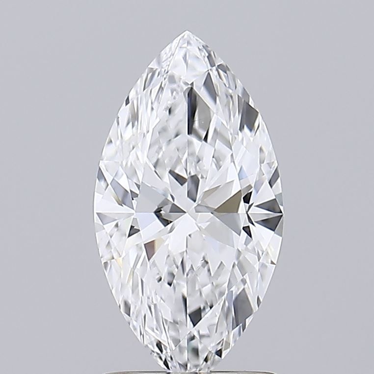 1.42 Carat Marquise Lab Diamond with  Cut Diamond in 14KT  view 1
