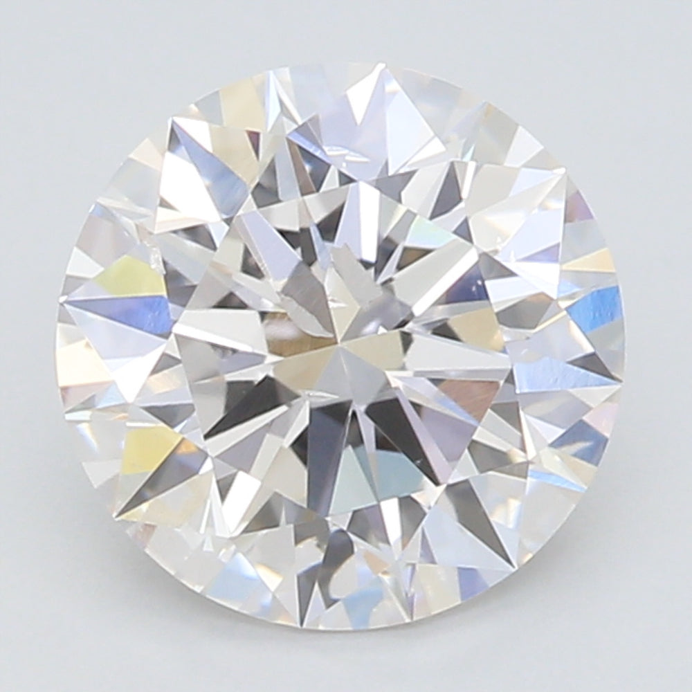 1.1 Carat Round Lab Diamond with  Cut Diamond in 14KT  view 1
