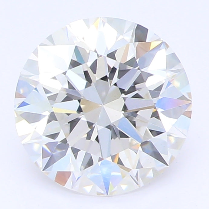 1.11 Carat Round Lab Diamond with  Cut Diamond in 14KT  view 1
