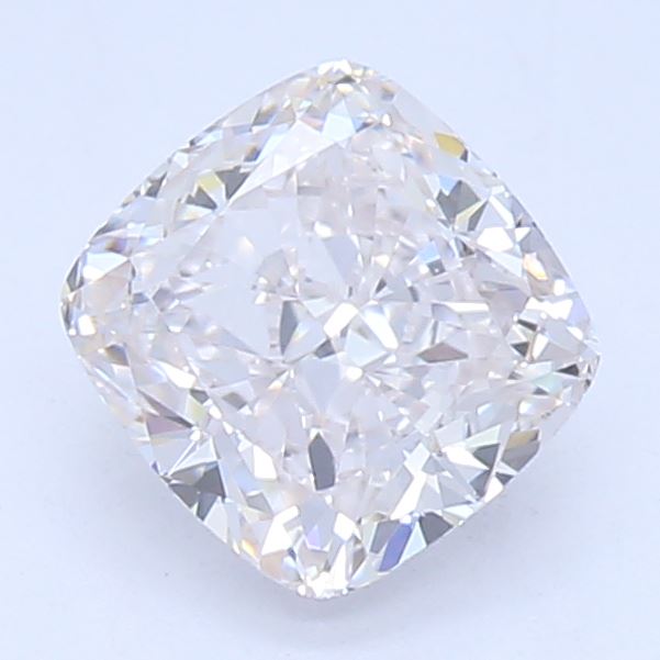 0.61 Carat Cushion Lab Diamond with  Cut Diamond in 14KT  view 1
