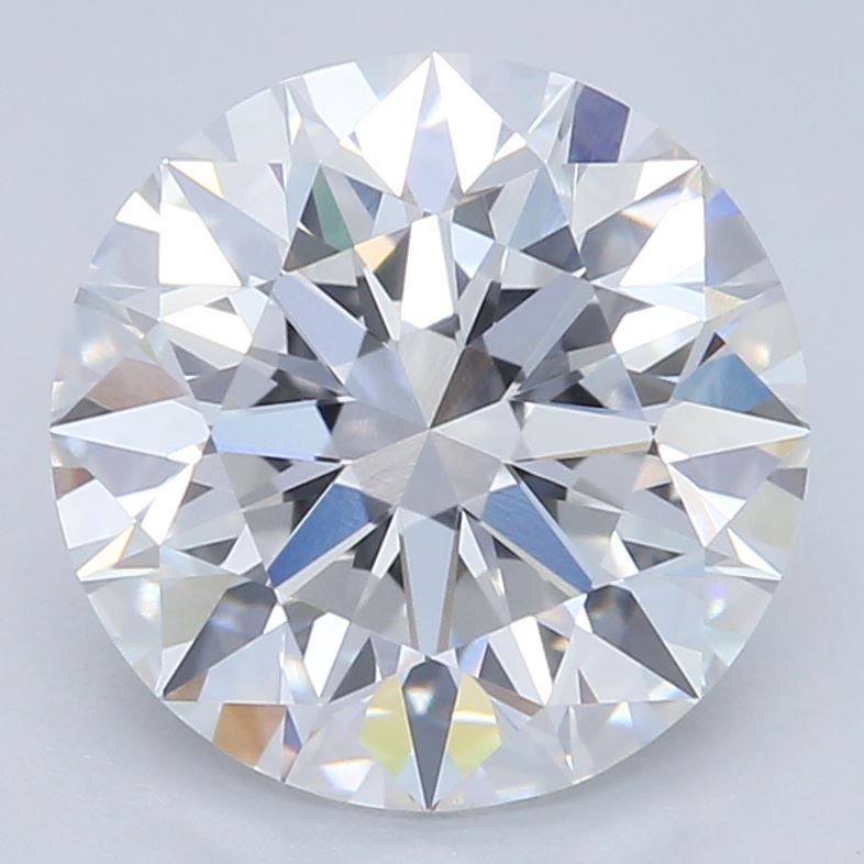 1.61 Carat Round Lab Diamond with  Cut Diamond in 14KT  view 1
