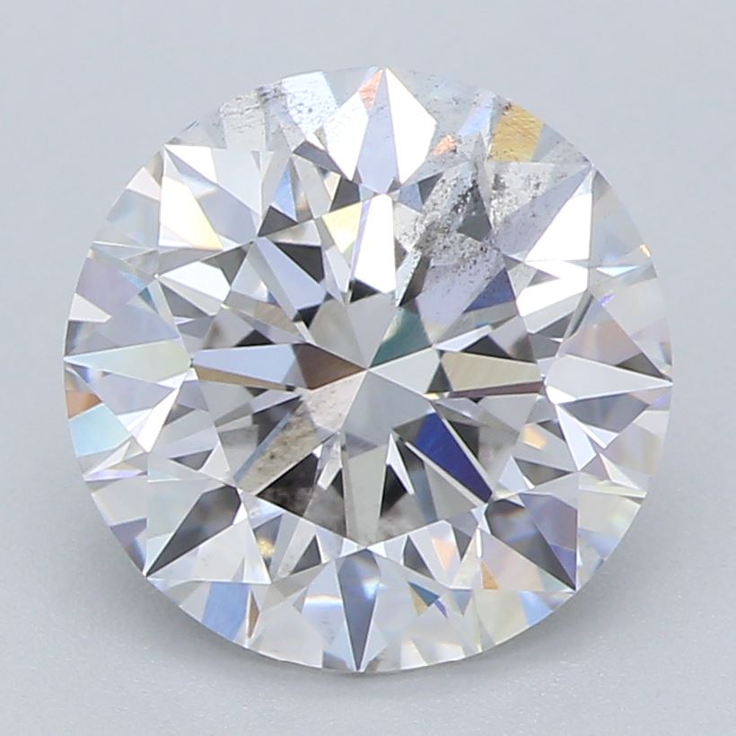 1.83 Carat Round Lab Diamond with  Cut Diamond in 14KT  view 1
