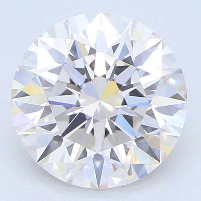1.13 Carat Round Lab Diamond with  Cut Diamond in 14KT  view 1
