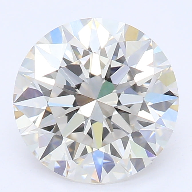 1.33 Carat Round Lab Diamond with  Cut Diamond in 14KT  view 1

