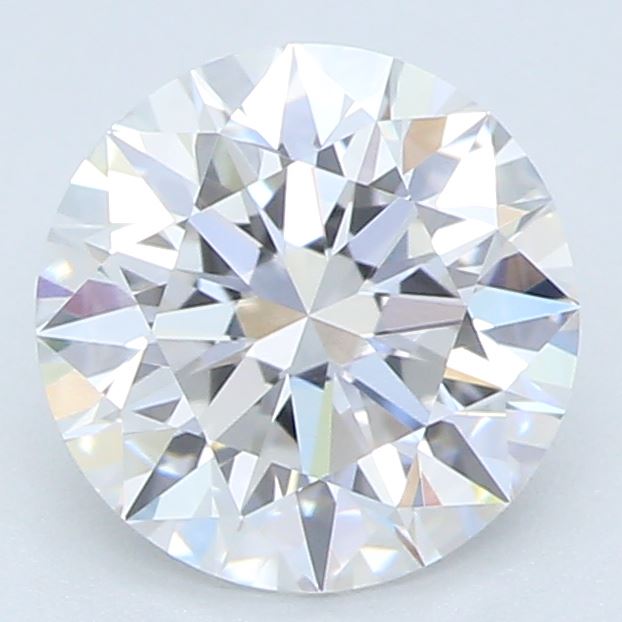 0.91 Carat Round Lab Diamond with  Cut Diamond in 14KT  view 1
