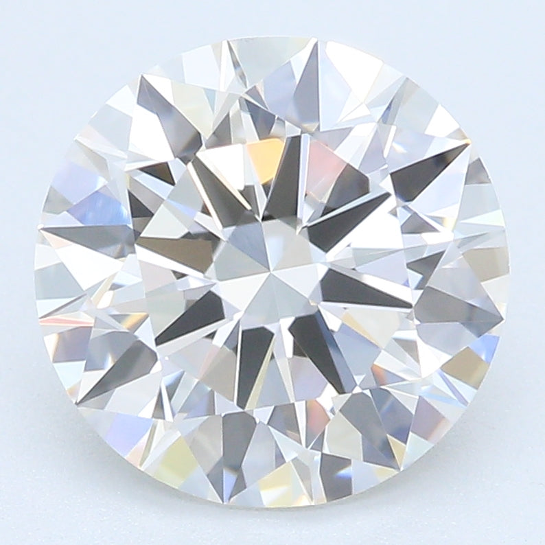 1.7 Carat Round Lab Diamond with  Cut Diamond in 14KT  view 1
