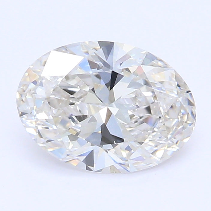 0.62 Carat Oval Lab Diamond with  Cut Diamond in 14KT  view 1
