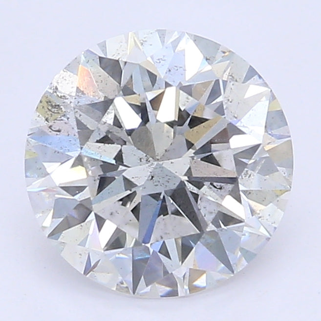 0.9 Carat Round Lab Diamond with  Cut Diamond in 14KT  view 1
