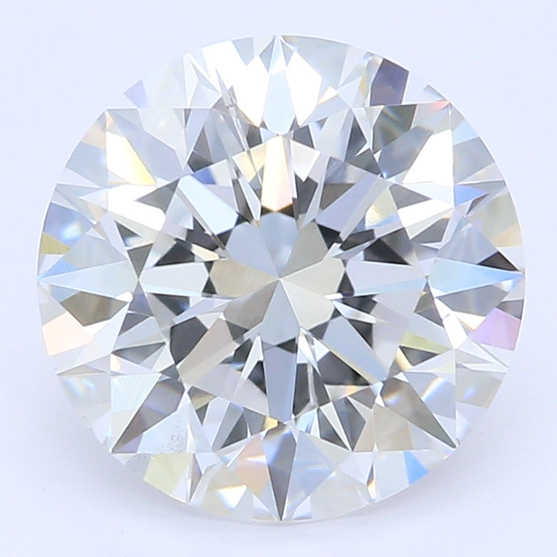 1.72 Carat Round Lab Diamond with  Cut Diamond in 14KT  view 1
