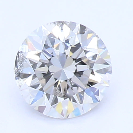 0.42 Carat Round Lab Diamond with  Cut Diamond in 14KT  view 1
