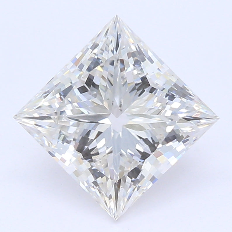 1.18 Carat Princess Lab Diamond with  Cut Diamond in 14KT  view 1
