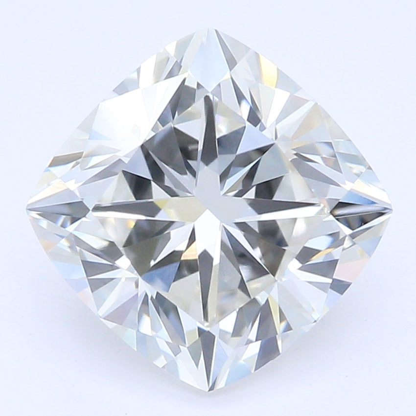 1.8 Carat Cushion Lab Diamond with  Cut Diamond in 14KT  view 1
