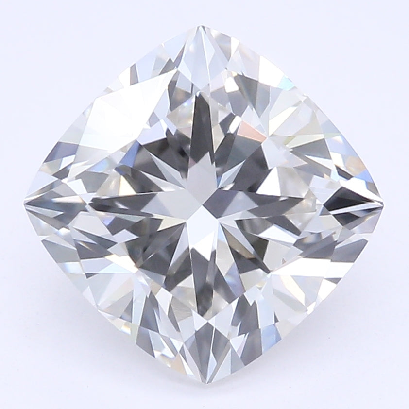 1.73 Carat Cushion Lab Diamond with  Cut Diamond in 14KT  view 1
