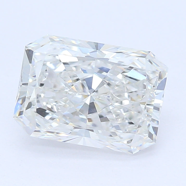 1.02 Carat Radiant Lab Diamond with  Cut Diamond in 14KT  view 1
