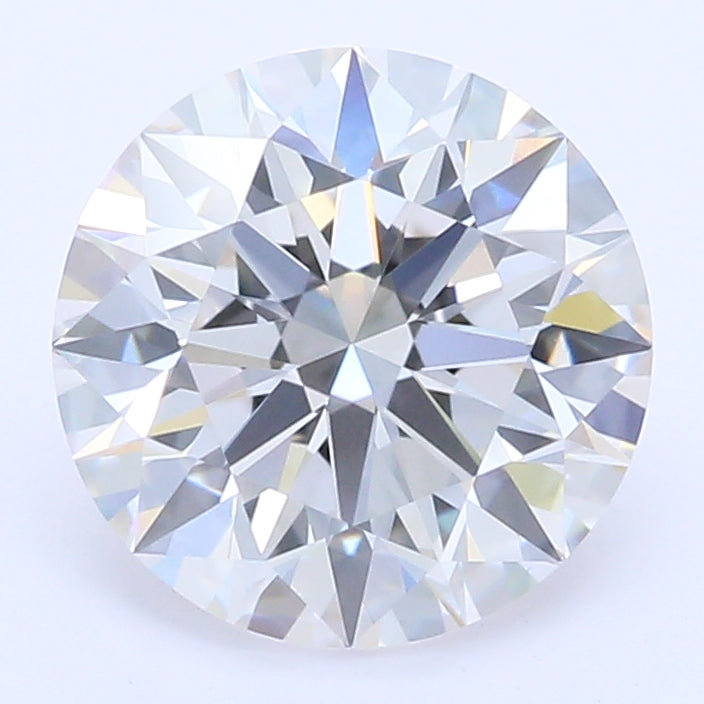 1.11 Carat Round Lab Diamond with  Cut Diamond in 14KT  view 1
