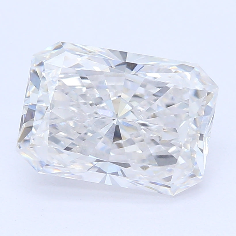 1.3 Carat Radiant Lab Diamond with  Cut Diamond in 14KT  view 1
