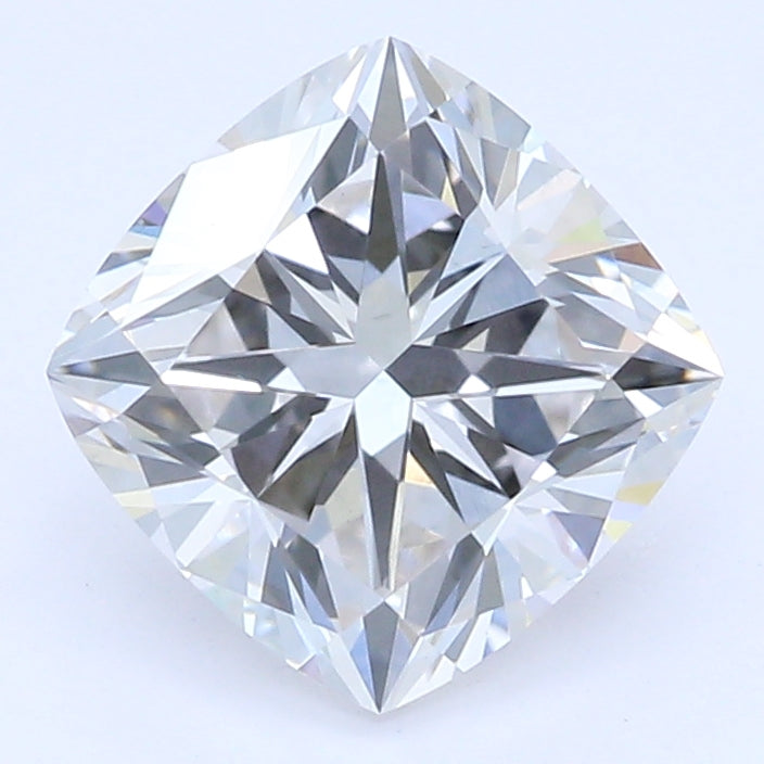 1.06 Carat Cushion Lab Diamond with  Cut Diamond in 14KT  view 1
