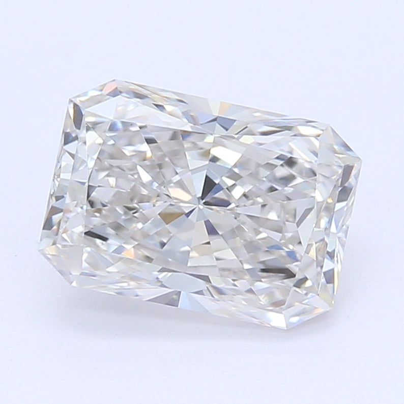 0.92 Carat Radiant Lab Diamond with  Cut Diamond in 14KT  view 1
