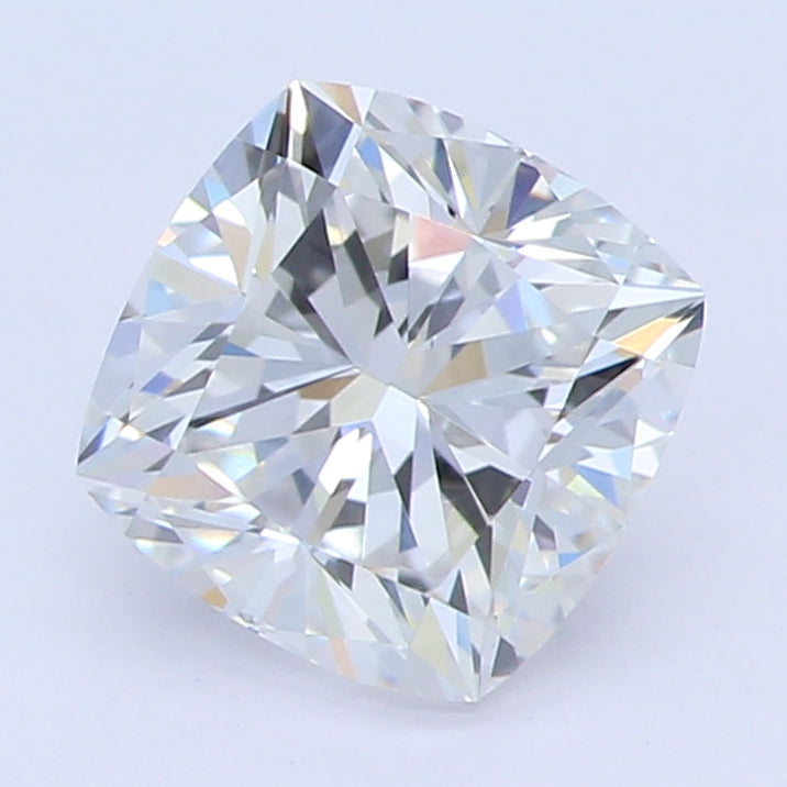 1.0 Carat Cushion Lab Diamond with  Cut Diamond in 14KT  view 1
