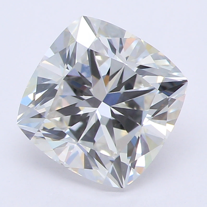 1.5 Carat Cushion Lab Diamond with  Cut Diamond in 14KT  view 1
