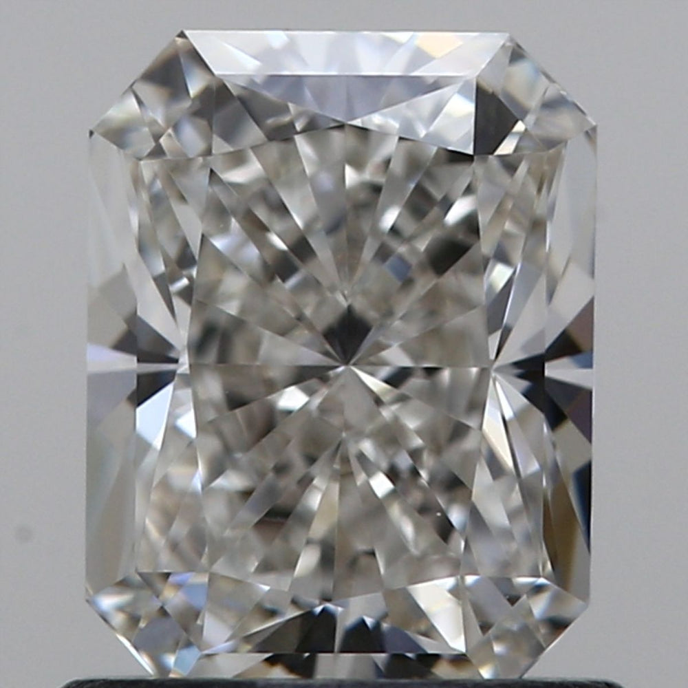 1.01 Carat Radiant Natural Diamond with  Cut Diamond in 14KT  view 1
