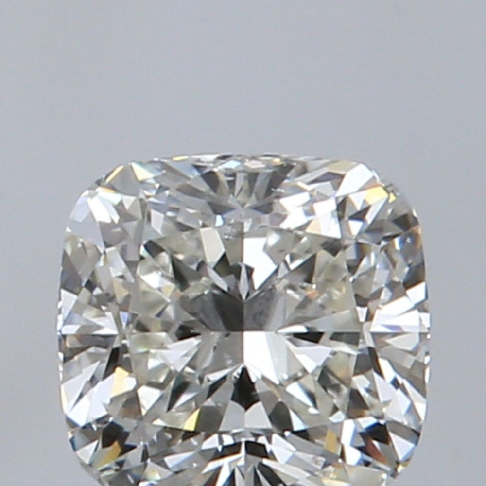 0.51 Carat CUSHION Natural Diamond with  Cut Diamond in 14KT  view 1
