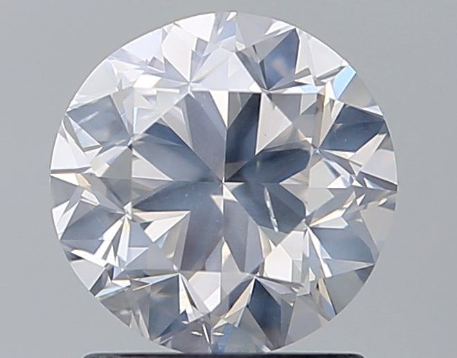 1.5 Carat Round Natural Diamond with  Cut Diamond in 14KT  view 1
