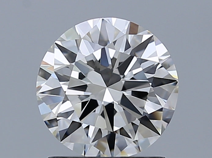 1.3 Carat Round Natural Diamond with  Cut Diamond in 14KT  view 1
