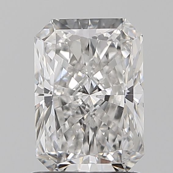1.37 Carat Radiant Lab Diamond with  Cut Diamond in 14KT  view 1

