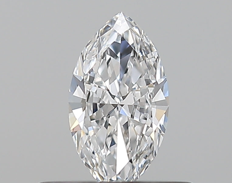 0.3 Carat Marquise Natural Diamond with  Cut Diamond in 14KT  view 1
