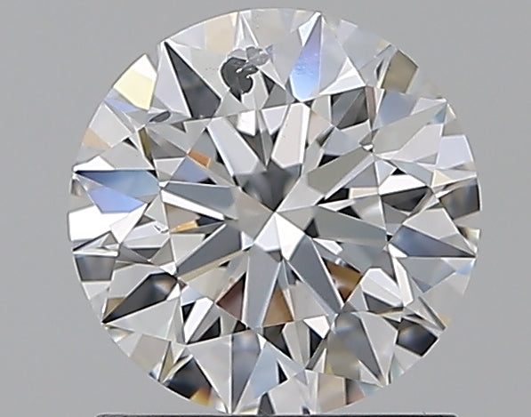1.18 Carat Round Natural Diamond with  Cut Diamond in 14KT  view 1
