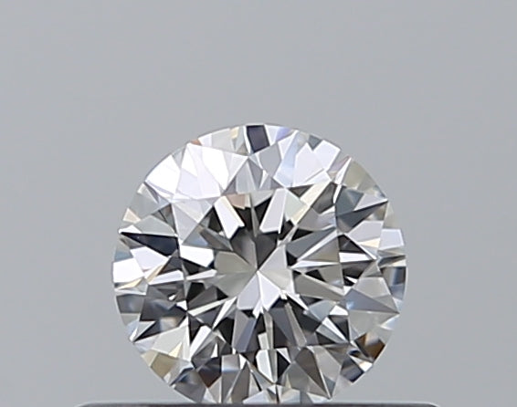 0.34 Carat Round Natural Diamond with  Cut Diamond in 14KT  view 1
