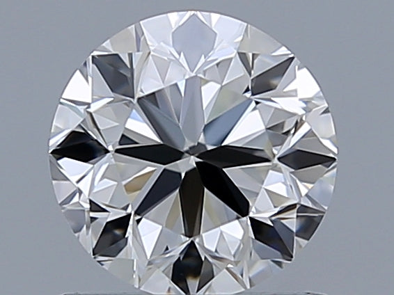 1.01 Carat Round Natural Diamond with  Cut Diamond in 14KT  view 1
