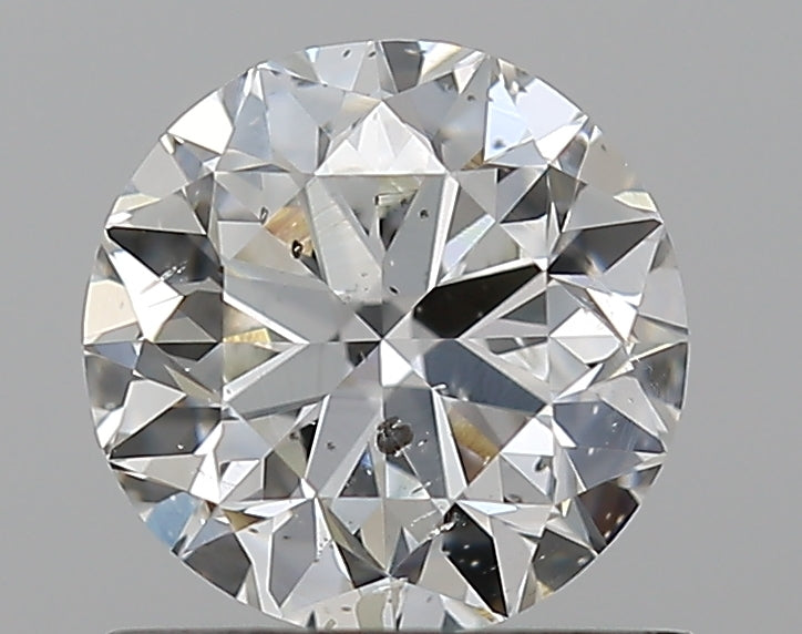 0.9 Carat Round Natural Diamond with  Cut Diamond in 14KT  view 1

