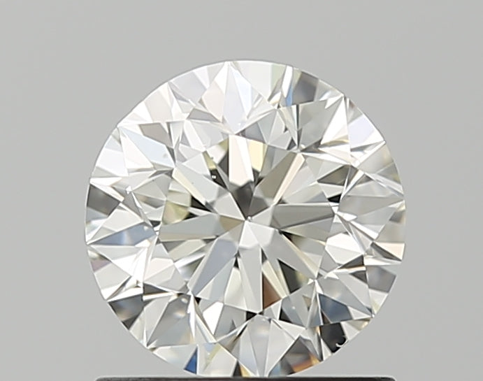 1.0 Carat Round Natural Diamond with  Cut Diamond in 14KT  view 1
