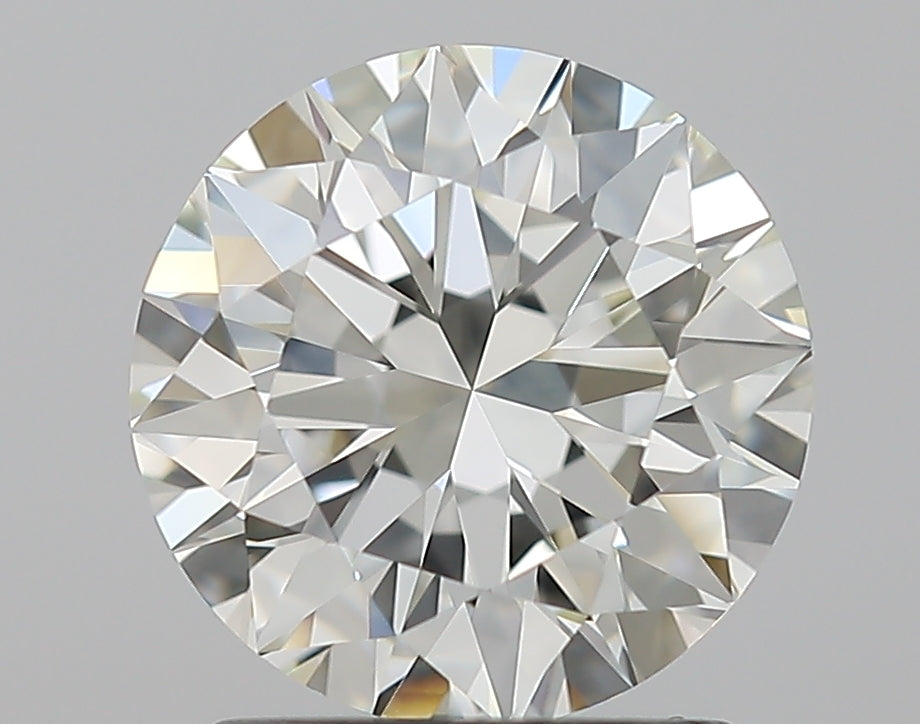 1.71 Carat Round Natural Diamond with  Cut Diamond in 14KT  view 1

