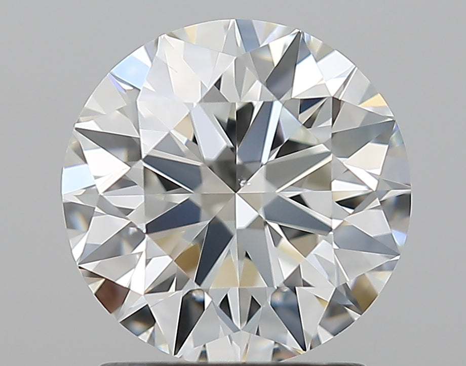 1.75 Carat Round Natural Diamond with  Cut Diamond in 14KT  view 1
