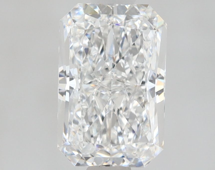 1.06 Carat Radiant Lab Diamond with  Cut Diamond in 14KT  view 1
