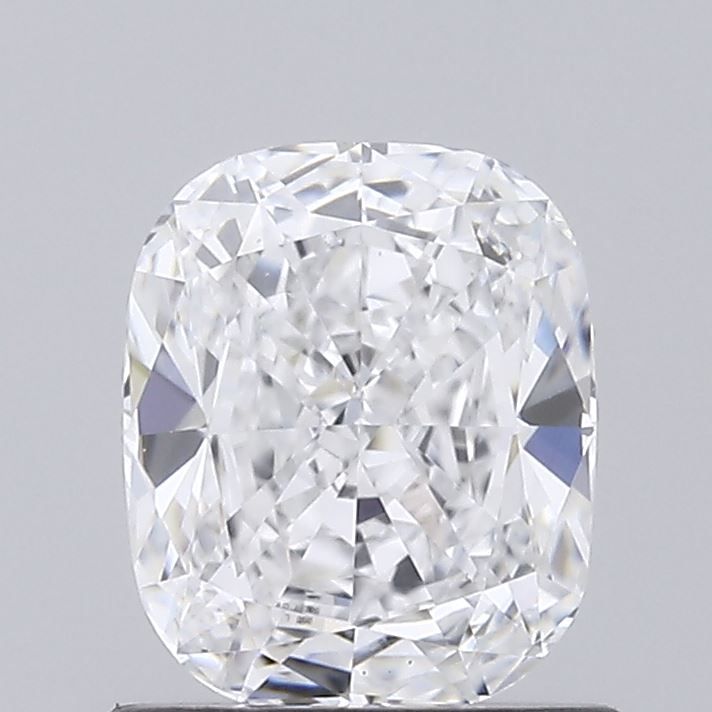 1.06 Carat Cushion Lab Diamond with  Cut Diamond in 14KT  view 1
