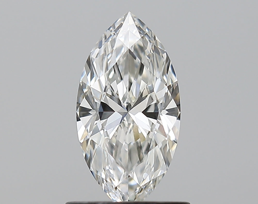 0.81 Carat Marquise Natural Diamond with  Cut Diamond in 14KT  view 1
